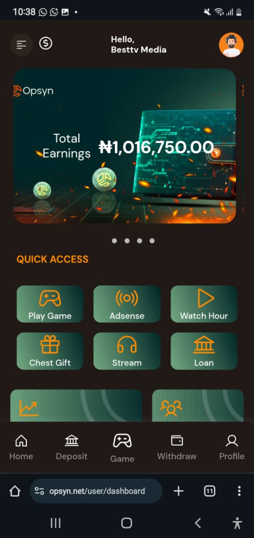 WATCH AND EARN