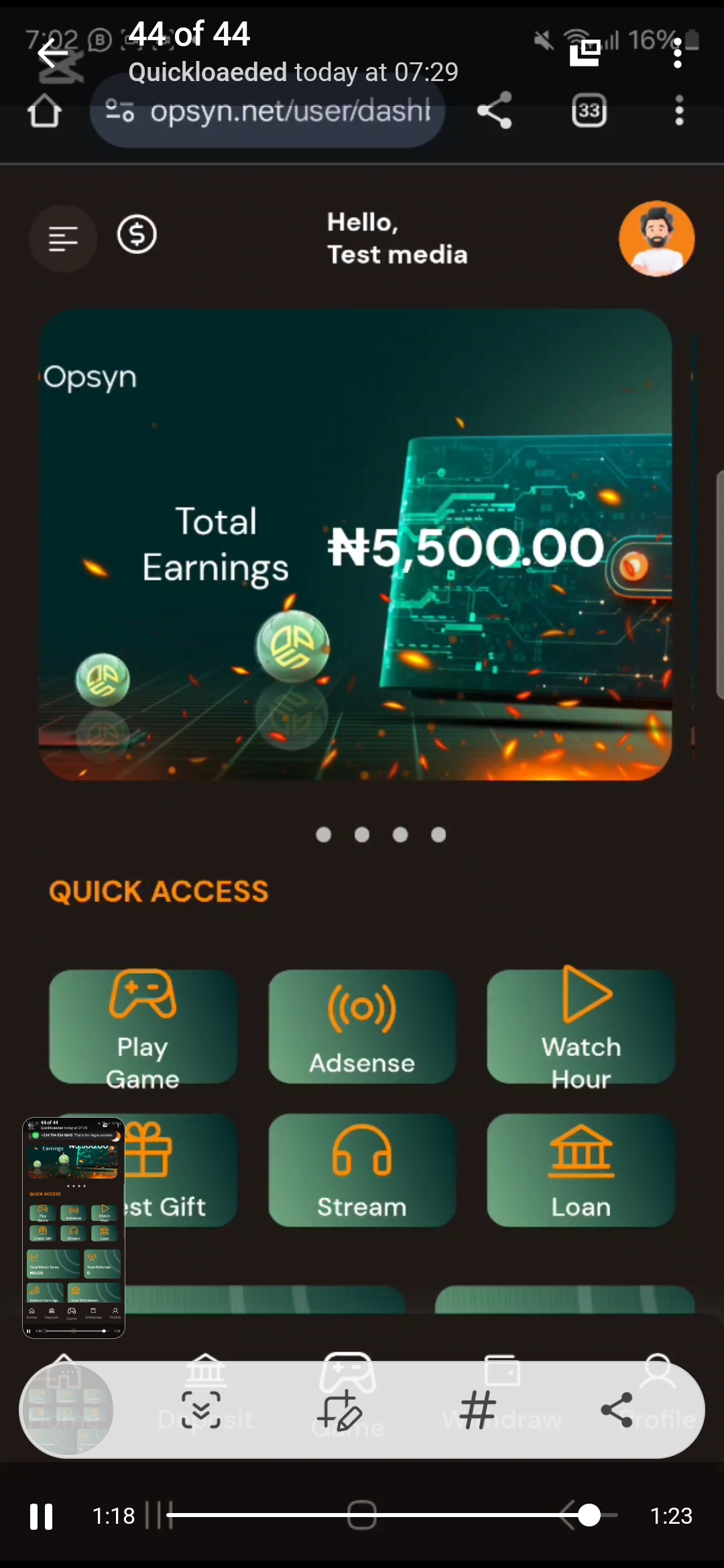 WATCH AND EARN